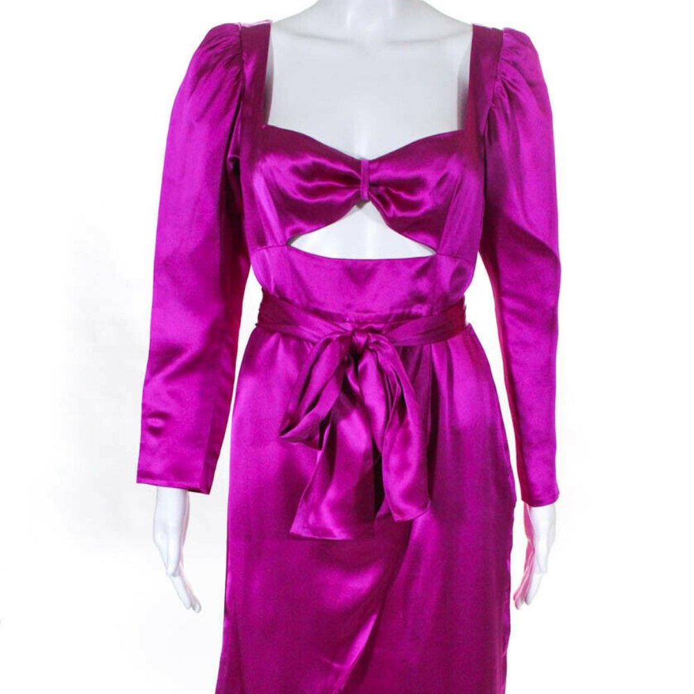 Viva Aviva Womens Tiffany Satin Drape